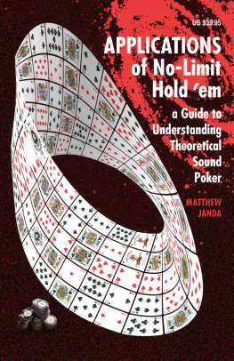 Janda - APPLICATIONS of No-Limit Holdem