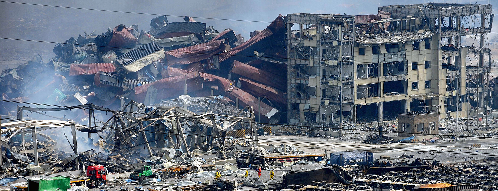 TIANJIN EXPLOSION At least 170 were killed when a hazardous chemical storage - photo 13