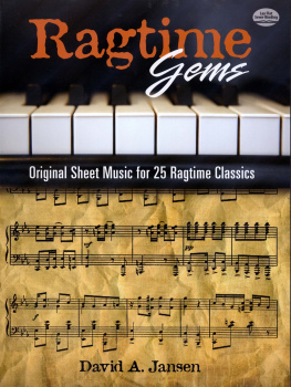 Jasen - Ragtime Gems: Original Sheet Music for 25 Ragtime Classics