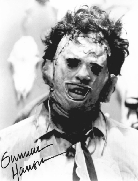 Gunnar Hansen in the role of Leatherface an icon of modern horror cinema - photo 3