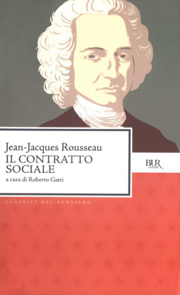 Jean-Jacques - Il contratto sociale (Bur)