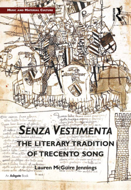 Jennings - Senza Vestimenta: The Literary Tradition of Trecento Song