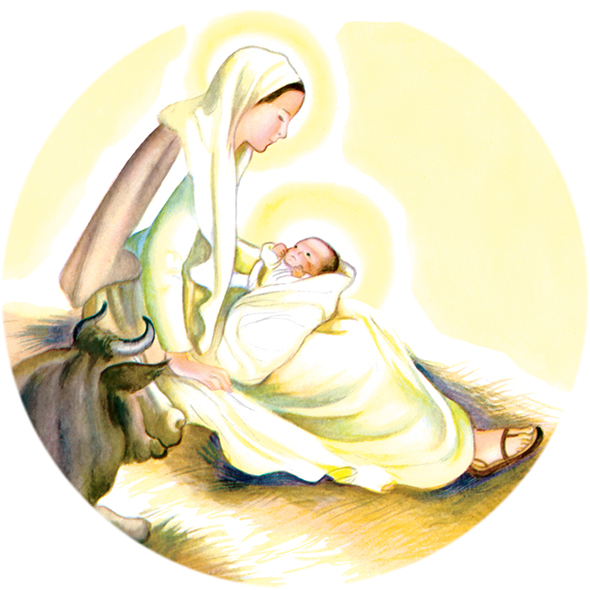 There Mary brought forth her son And she wrapped him in swaddling clothes and - photo 12