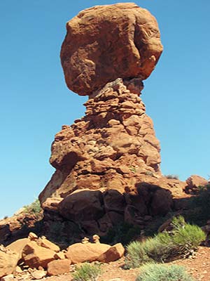 Balanced Rock Snow Canyon State Park Where t - photo 17