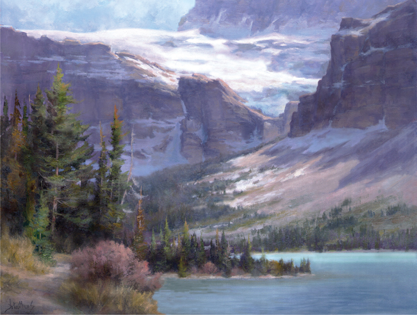 Crowfoot Glacier banff Oil on linen 24 20 61cm 51cm One of the most - photo 13