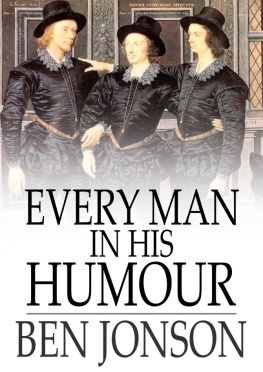 Jonson - Every Man in His Humour