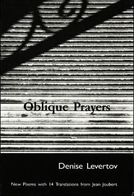 Joubert Jean - Oblique prayers: new poems with 14 translations from Jean Joubert