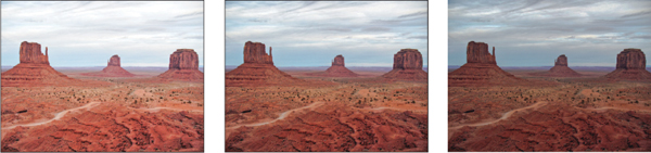 Figure 1-1 A series of three images taken at Monument Valley in the United - photo 3