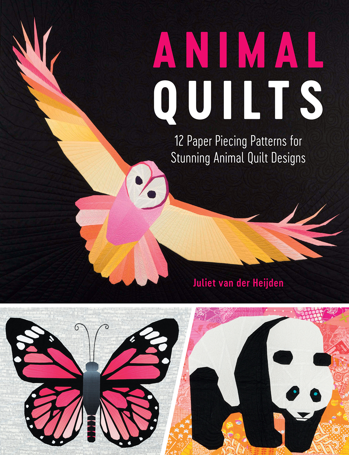 Animal quilts - 12 paper piecing patterns for stunning animal quilt designs - image 1