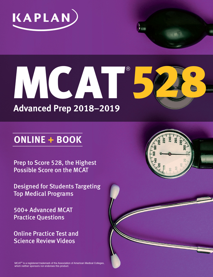 MCAT Advanced Prep for Advanced Students 20182019 Edited by Deeangelee - photo 1