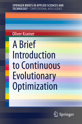 Kramer A Brief Introduction to Continuous Evolutionary Optimization