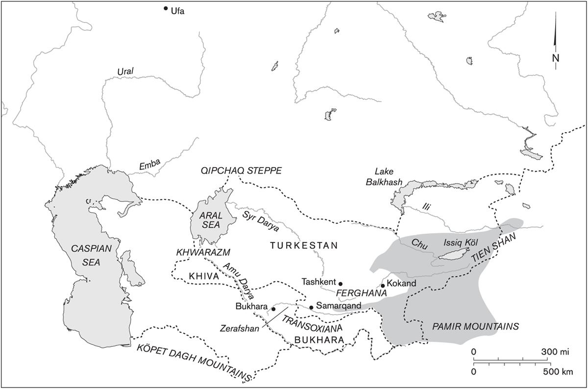 MAP 1 Central Asia political boundaries in the tsarist period MAP 2 - photo 3