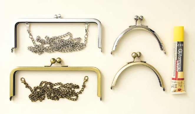 Some metal purse frames include an attached chain to utilize it as a handbag - photo 6