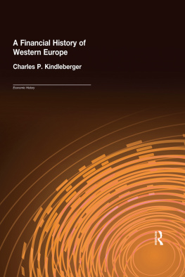 Kindleberger - A Financial History of Western Europe