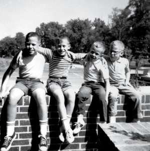 The author outside his Baltimore home in the summer of 1962 with those who - photo 6