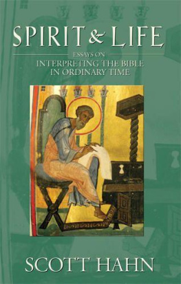 Kościół katolicki. - Spirit & life: essays on interpreting the Bible in ordinary time