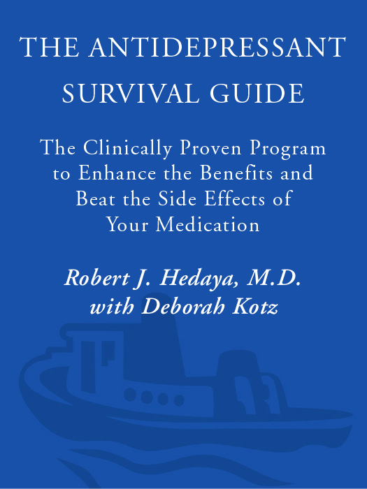 Patients Praise for Dr Hedayas The Antidepressant Survival Guide I want to - photo 1