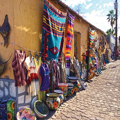 artisan shopping in Loreto Misin San Francisco Xavier de Vigg-Biaund A road - photo 14