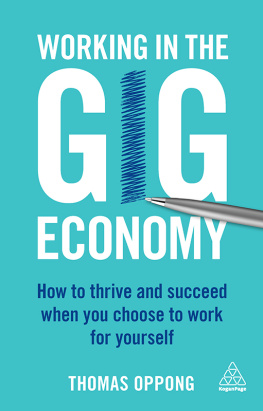 Thomas Oppong - Working in the Gig Economy
