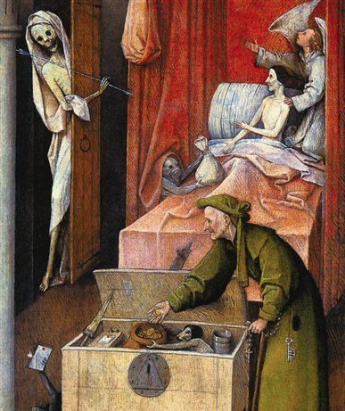 Death and the Miser detail c 1485-1490 Oil on panel 93 x cm - photo 3