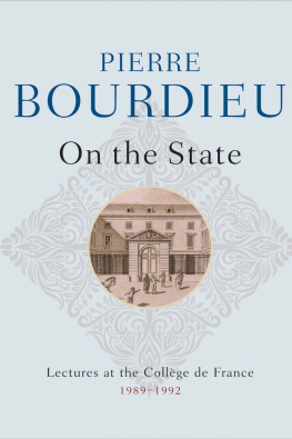 Bourdieu Pierre - On the state: lecture at the college de France, 1989-1992