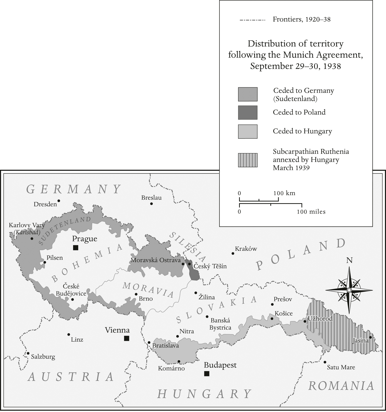 Dismemberment of Czechoslovakia Border Changes October 1938March 1939 - photo 4