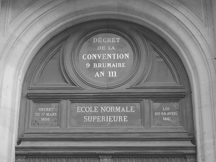 The entrance to the cole Normale Suprieure Paris On the round window are - photo 6