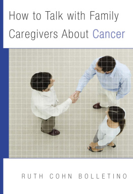 Bolletino How to Talk with Family Caregivers About Cancer