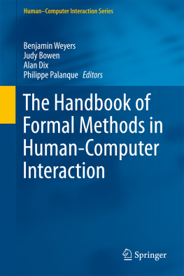 Bowen Judith Alyson - The Handbook of Formal Methods in Human-Computer Interaction