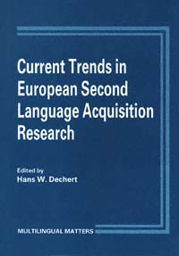 title Current Trends in European Second Language Acquisition Research - photo 1