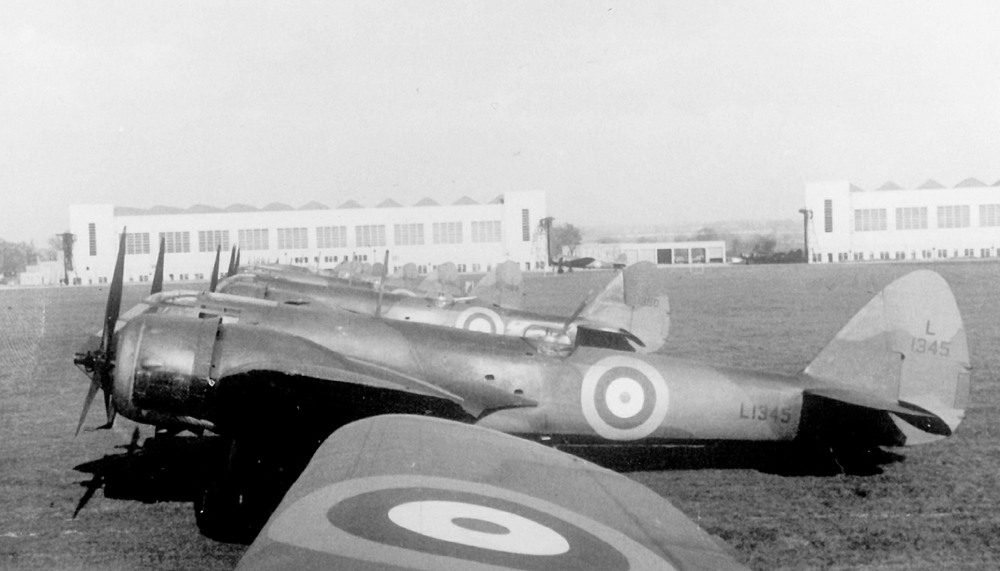 Blenheim I aircraft of 21 Squadron at RAF Watton in June 1939 L1345 went on to - photo 2