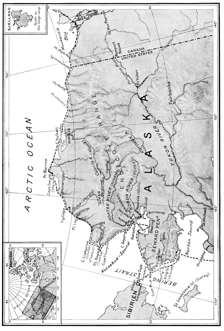 Route of Rasmussens journey from Herschel Island to East Cape - photo 13