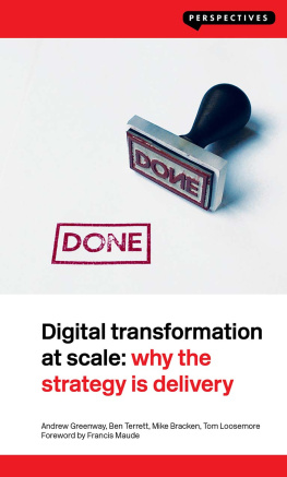 Bracken Mike Digital Transformation at Scale: Why the Strategy Is Delivery