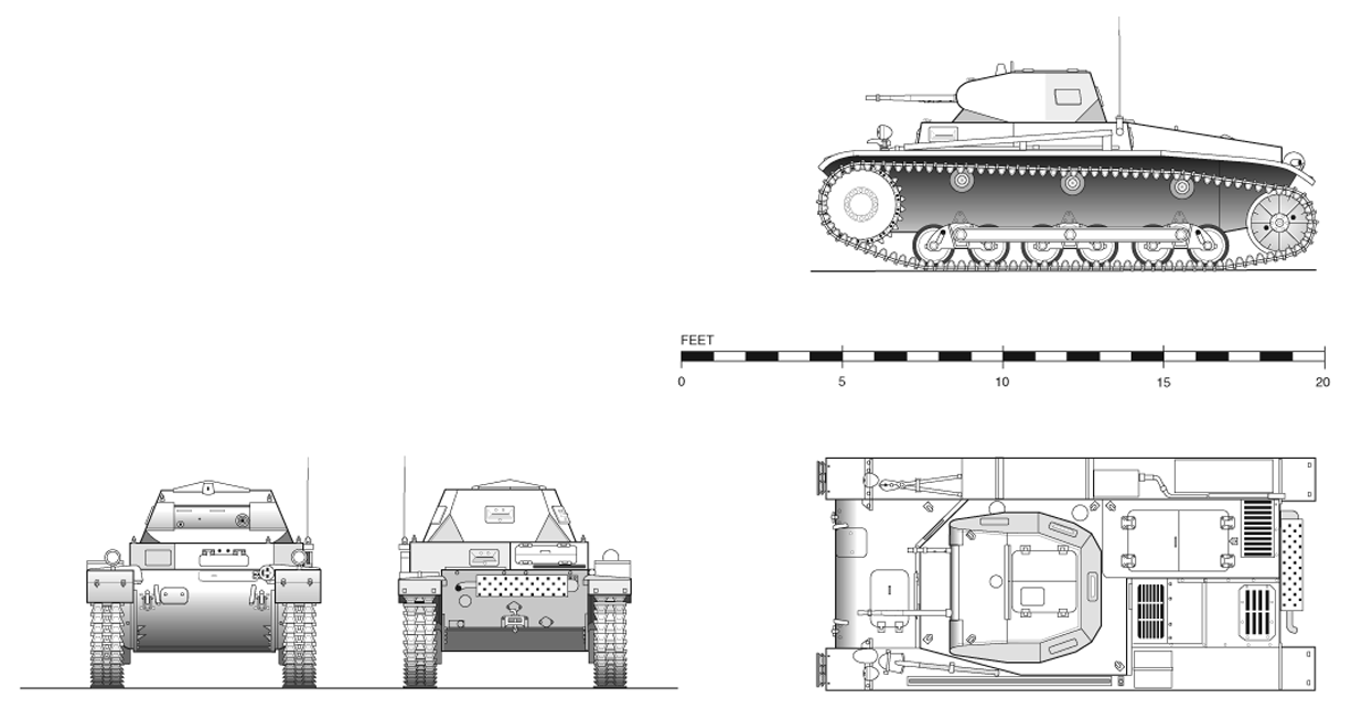 Kleiner Panzerbefehlswagen SdKfz 265 Version 3K1B Light Armored Command - photo 7