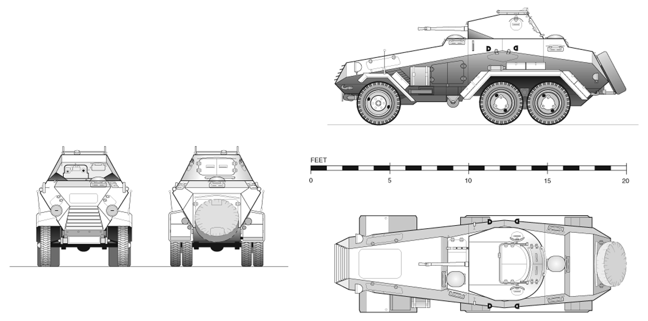 Schwerer Panzersphwagen Fu SdKfz 232 6-Rad The SdKfz 232 was based on - photo 9