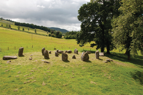 Croftmoraig stone circle viewed from the northeast Aaron Watson For Aubrey - photo 3