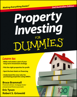 Brammall Bruce Property Investing For Dummies