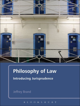 Brand Philosophy of Law: Introducing Jurisprudence