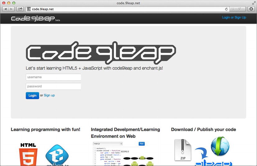 Figure 1-3 code9leapnet log-in page 9leapnet The 9leap site at - photo 3