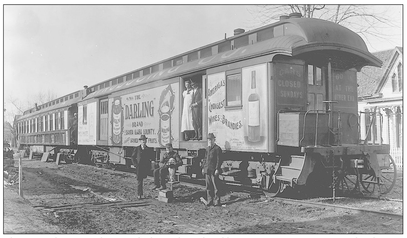 This December 1895 photograph shows the railroad bringing out-of-season canned - photo 14