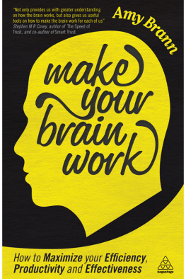 Brann - Make your brain work how to maximize your efficiency, productivity and effectiveness