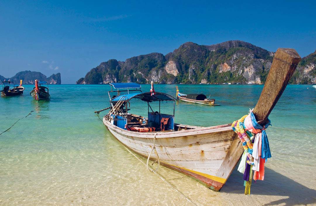 Long-tail boat on Hat Hin Khom Ko Phi-Phi Don GLENN VAN DER KNIJFFLONELY - photo 4