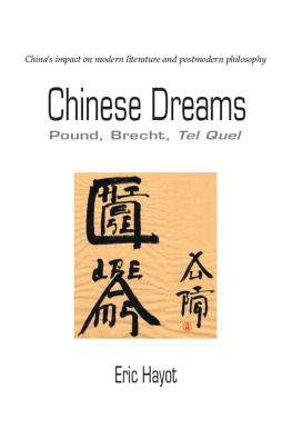 Brecht Bertolt Chinese dreams: Pound, Brecht, Tel quel