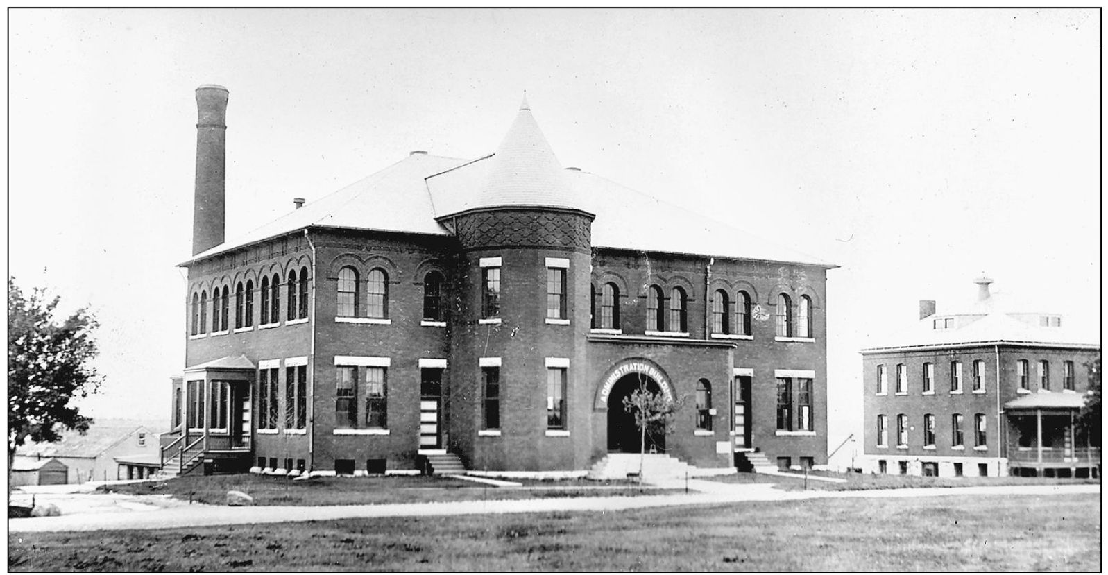 The central mess hall built in 1892 was located at the west end of the - photo 13