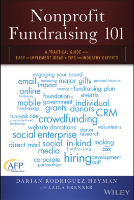 Brenner Laila Nonprofit fundraising 101: a practical guide with easy to implement ideas & tips from industry experts