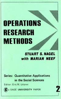 title Operations Research Methods As Applied to Political Science and - photo 1