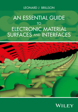 Brillson - An Essential Guide to Electronic Material Surfaces and Interfaces