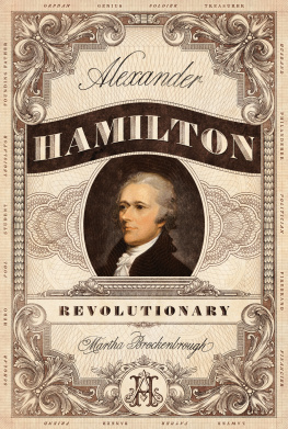 Brockenbrough - Alexander Hamilton, Revolutionary