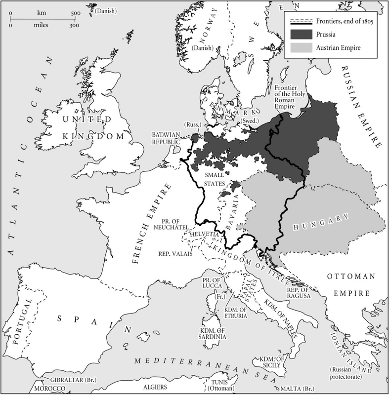 Map 1 Europe in 1805 NOTES For a succinct analysis of Napoleons use of the - photo 6