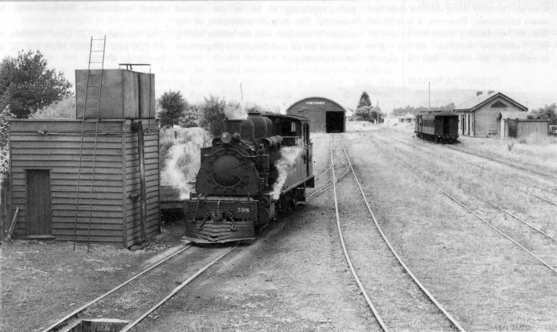 Wf 398 2-6-4T seen here in January 1947 in a quiet Greytown yard the - photo 4